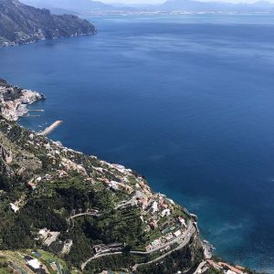 view on the amalfi coast from agerola